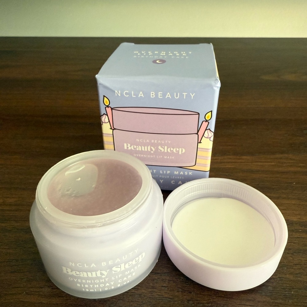 NCLA Beauty Beauty Sleep Overnight Lip Mask in Birthday Cake - NIB/Sealed - Picture 4 of 4